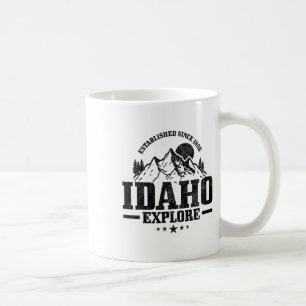 Idaho Est. 1890 Vintage Berge Outdoor USA Souvenir Kaffeetasse