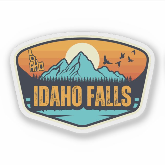 Idaho Falls, Idaho Aufkleber (Vorderseite)