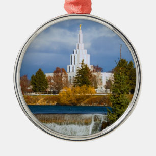 Idaho fällt Tempel Ornament Aus Metall