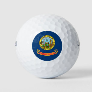 IDAHO FLAG GOLFBALL