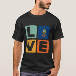 Idaho Flag Liebe Idaho T-Shirt