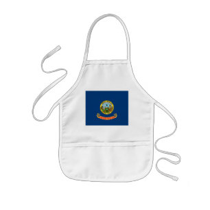 Idaho-Flagge, der Juwelenstaat, amerikanische Staa Kinderschürze