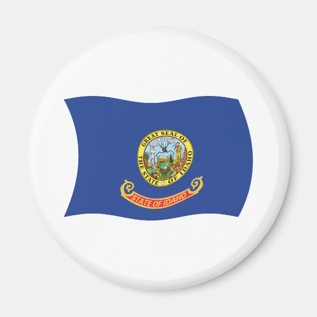 Idaho-Flaggenmagnet Magnet (Vorne)