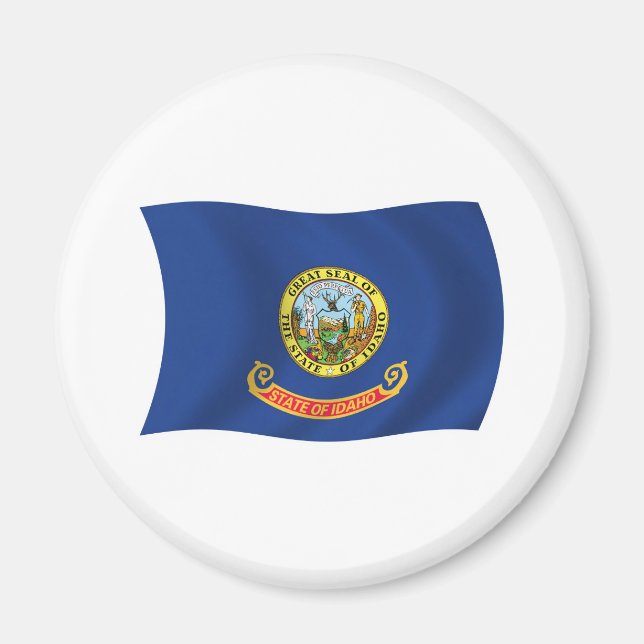 Idaho-Flaggenmagnet Magnet (Vorne)