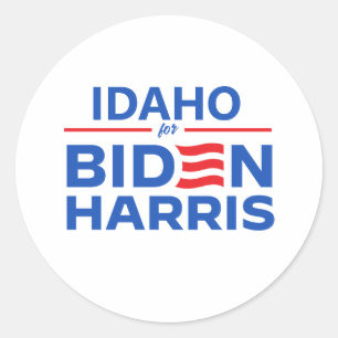 Idaho für Biden Harris Runder Aufkleber