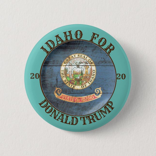 Idaho für Donald Trump 2020 Button (Vorderseite)