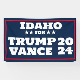 Idaho für Trump Vance 2024-Banner Banner