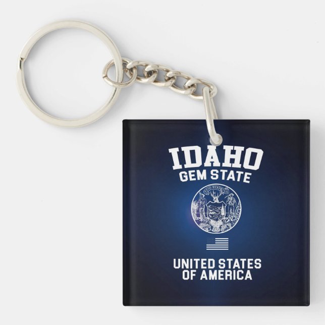Idaho Gem Staat Schlüsselanhänger (Vorderseite)