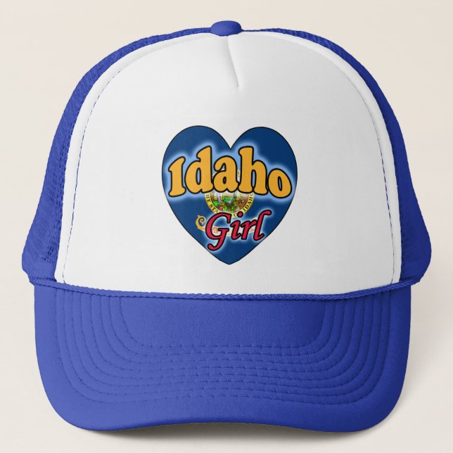 Idaho Girl Truckerkappe (Vorderseite)