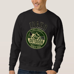 Idaho Great Outdoor Destination ReiseApparel Männe Sweatshirt