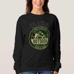 Idaho Great Outdoor Destination ReiseApparel Männe Sweatshirt