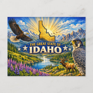 Idaho Grußpostkarte  Postkarte