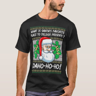 Idaho Ho Funny Christmas Weihnachtsjokes-Geschenk T-Shirt