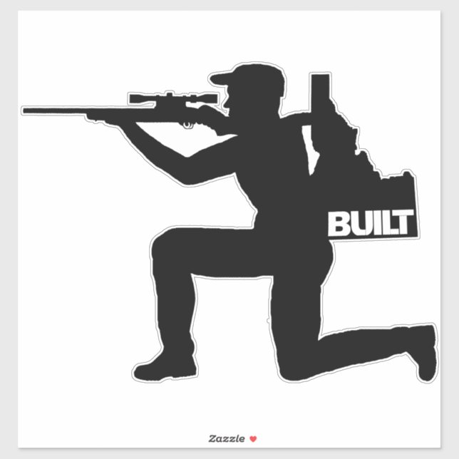 Idaho Hunter Vinyl Decal Aufkleber (Blatt)