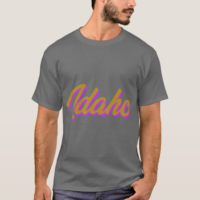 Idaho ID American State Pride Love 6 T-Shirt (Vorderseite)