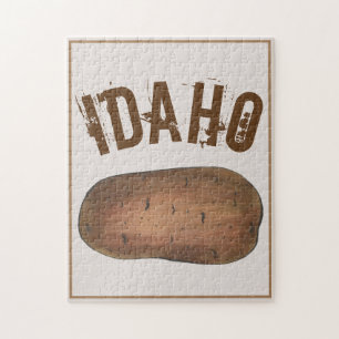 Idaho ID Baked Potato Potato Spuds Feinschmecker Puzzle