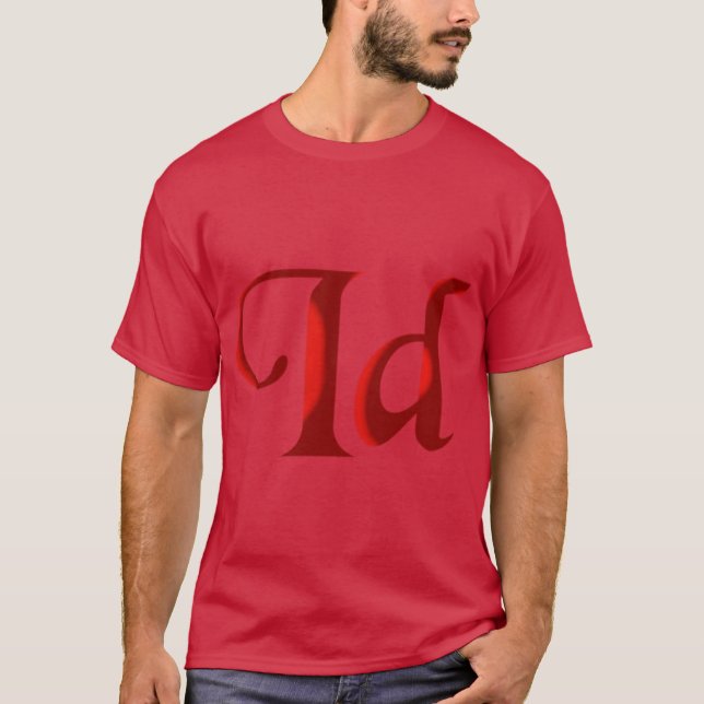 Idaho-ID-Initialen-Monogramm-Text T-Shirt (Vorderseite)