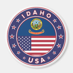 Idaho, Idaho USA, Idaho Aufkleber Magnet