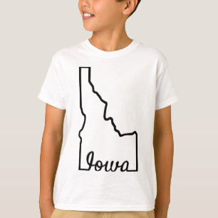 Idaho Iowa Funny Geography Mix Up Joke Idawa Staat T-Shirt