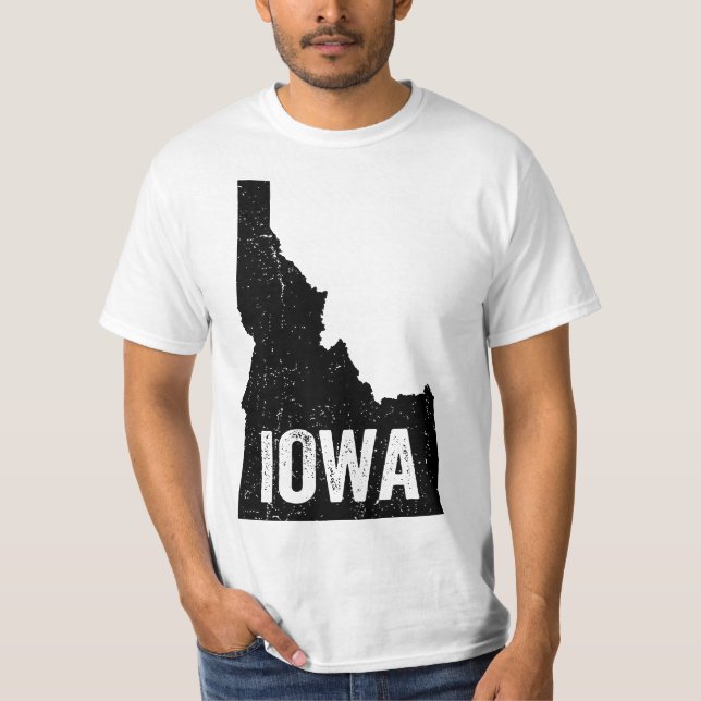 Idaho Iowa Funny Geography Mix up  T-Shirt (Vorderseite)