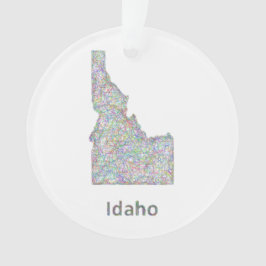 Idaho-Karte Ornament