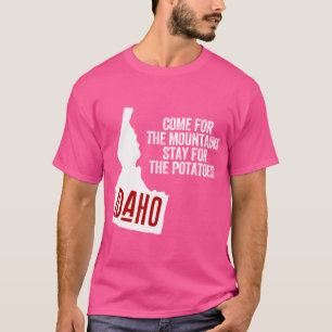 IDAHO-KARTOFFELN Bundesstaat USA Stolz Vereinigte T-Shirt