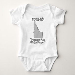 Idaho - Kartoffeln und weiße Menschen Baby Strampler