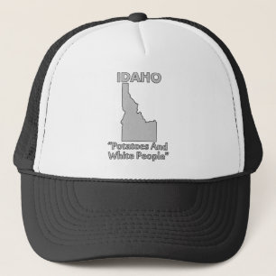Idaho - Kartoffeln und Weiße Truckerkappe