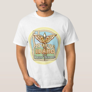 Idaho Krankenschwester-Caduceus-T-Shirt T-Shirt