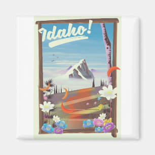 Idaho! Landschaftspopster Magnet