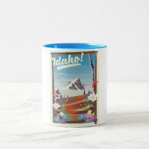 Idaho! Landschaftspopster Zweifarbige Tasse