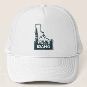 Idaho Map Bear Truckerkappe