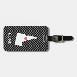 Idaho Map Zuhause Staat Liebe mit benutzerdefinier Gepäckanhänger