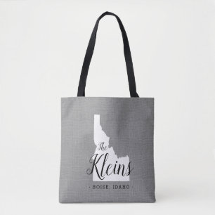Idaho Monogram Staat Tote Bag