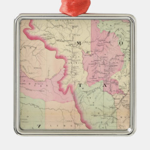 Idaho, Montana West Ornament Aus Metall