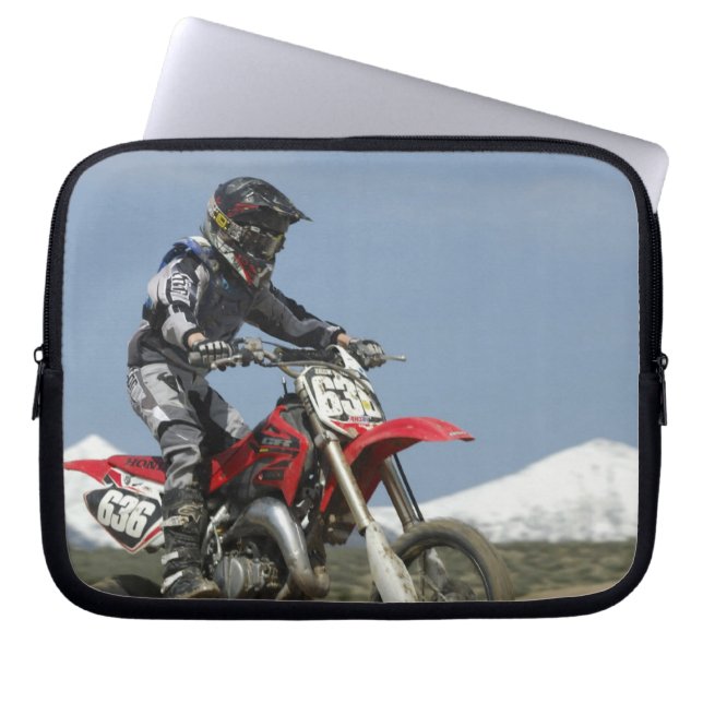 Idaho, Motocross Racing, Motorradfahren Laptopschutzhülle (Vorderseite)