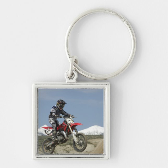 Idaho, Motocross Racing, Motorradfahren Schlüsselanhänger (Vorne)