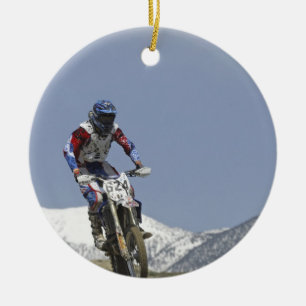 Idaho, Motocross-Rennen, Motorradrennen Keramikornament