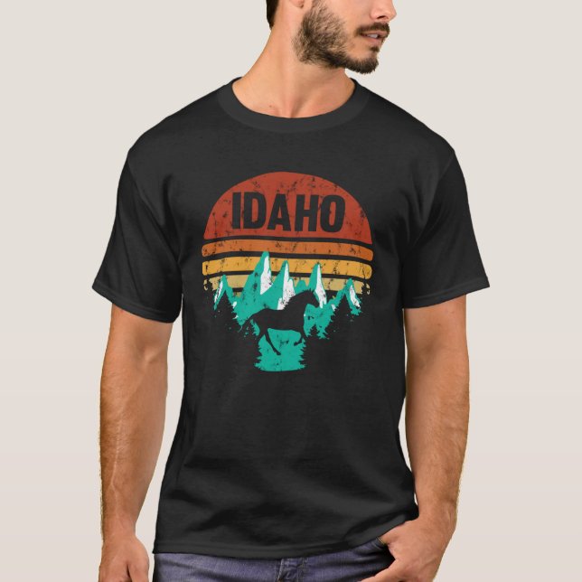 Idaho Mountains  For Resident Tourist And Visitor T-Shirt (Vorderseite)