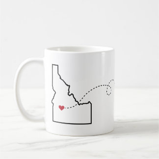 Idaho nach Arizona - Herz2Herz Kaffeetasse