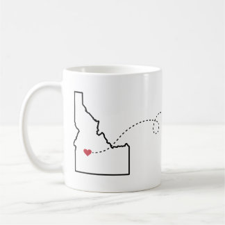 Idaho nach Indiana - Heart2Heart Kaffeetasse