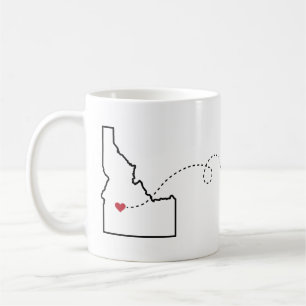 Idaho nach Ohio - Heart2Heart Kaffeetasse