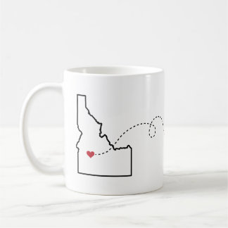 Idaho nach Pennsylvania - Heart2Heart Kaffeetasse