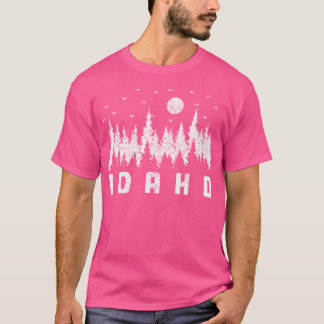 Idaho Natur Lover Bäume Wald Wandern T-Shirt