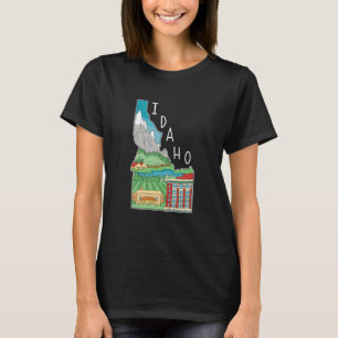 Idaho Naturlandschaft T-Shirt