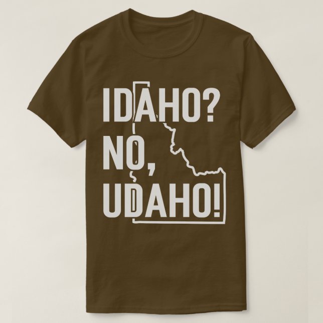 Idaho No Udaho TShirt (Design vorne)