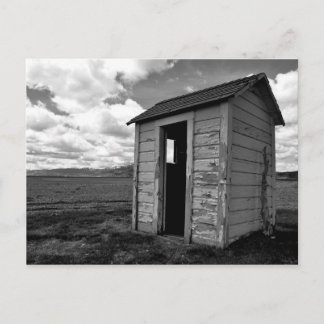 Idaho Outhouse Postkarte