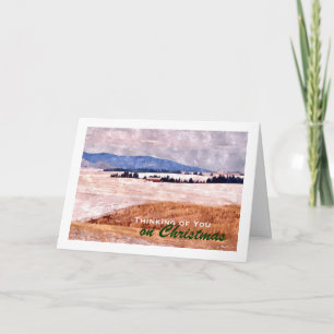 Idaho Palouse Winterlandschaft, Weihnachten