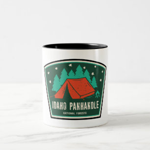 Idaho Panhandle National Forests Camping Zweifarbige Tasse