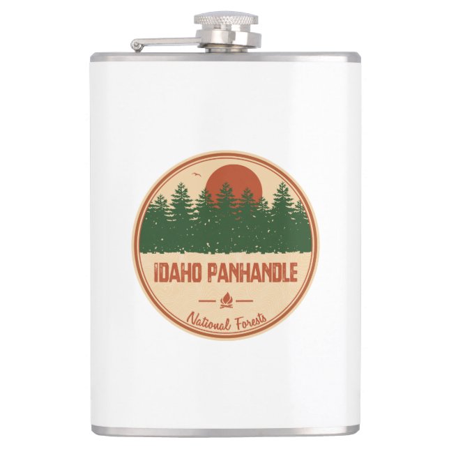 Idaho Panhandle National Forests Flachmann (Vorderseite)